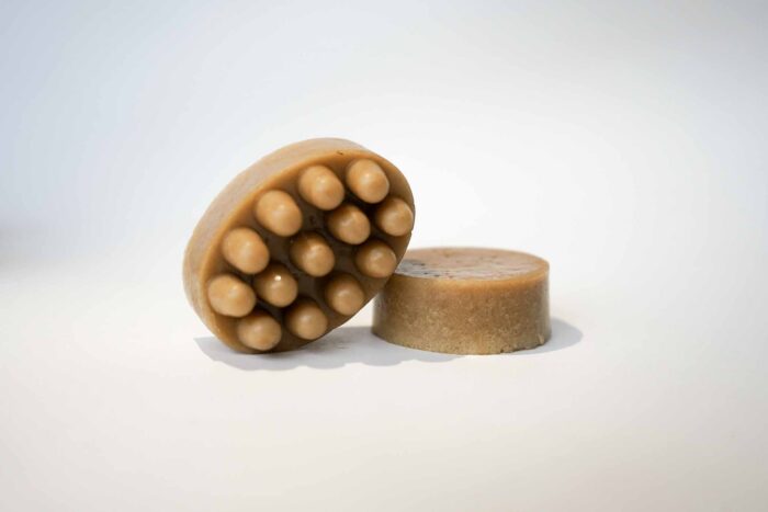 Two shampoo bar one with stubs & round bar